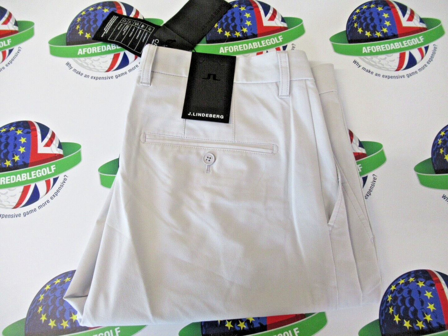 J.Lindeberg Ellott Micro High Stretch Trousers Micro Chip Waist 36" Leg 32"