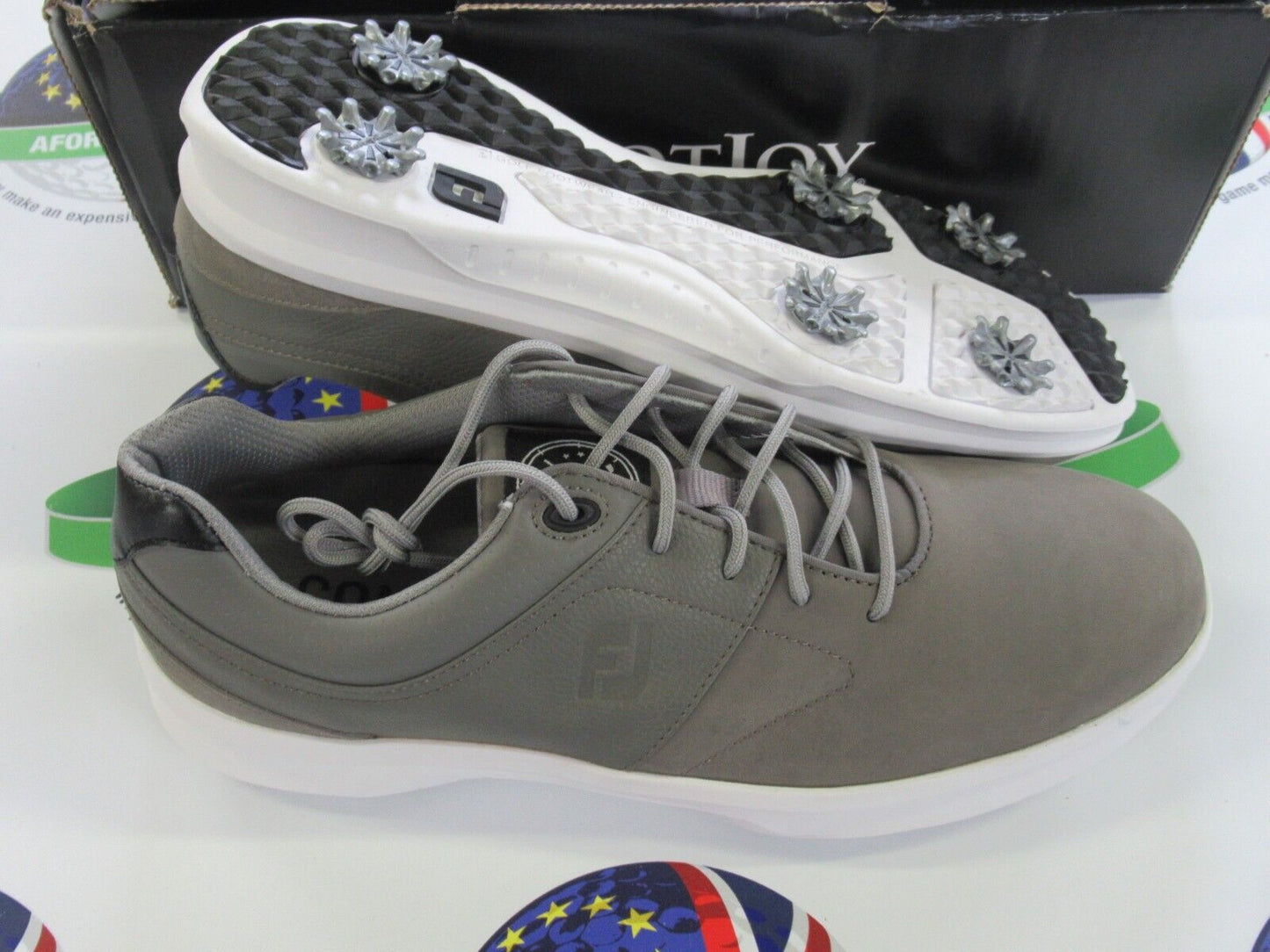 footjoy contour golf shoes 54129k grey uk size 8.5 medium