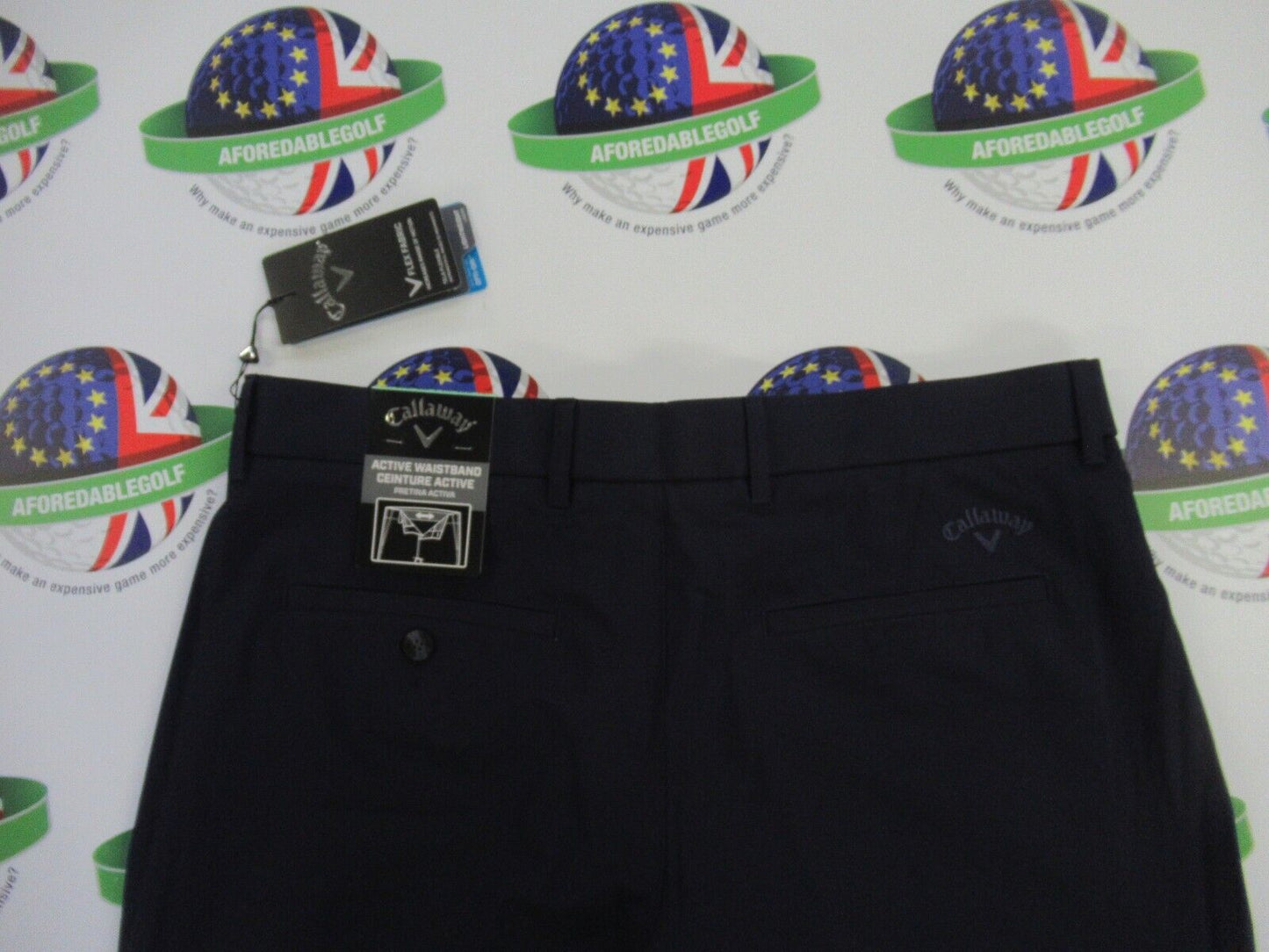 callaway chev II golf trousers navy waist 30" x leg 30"