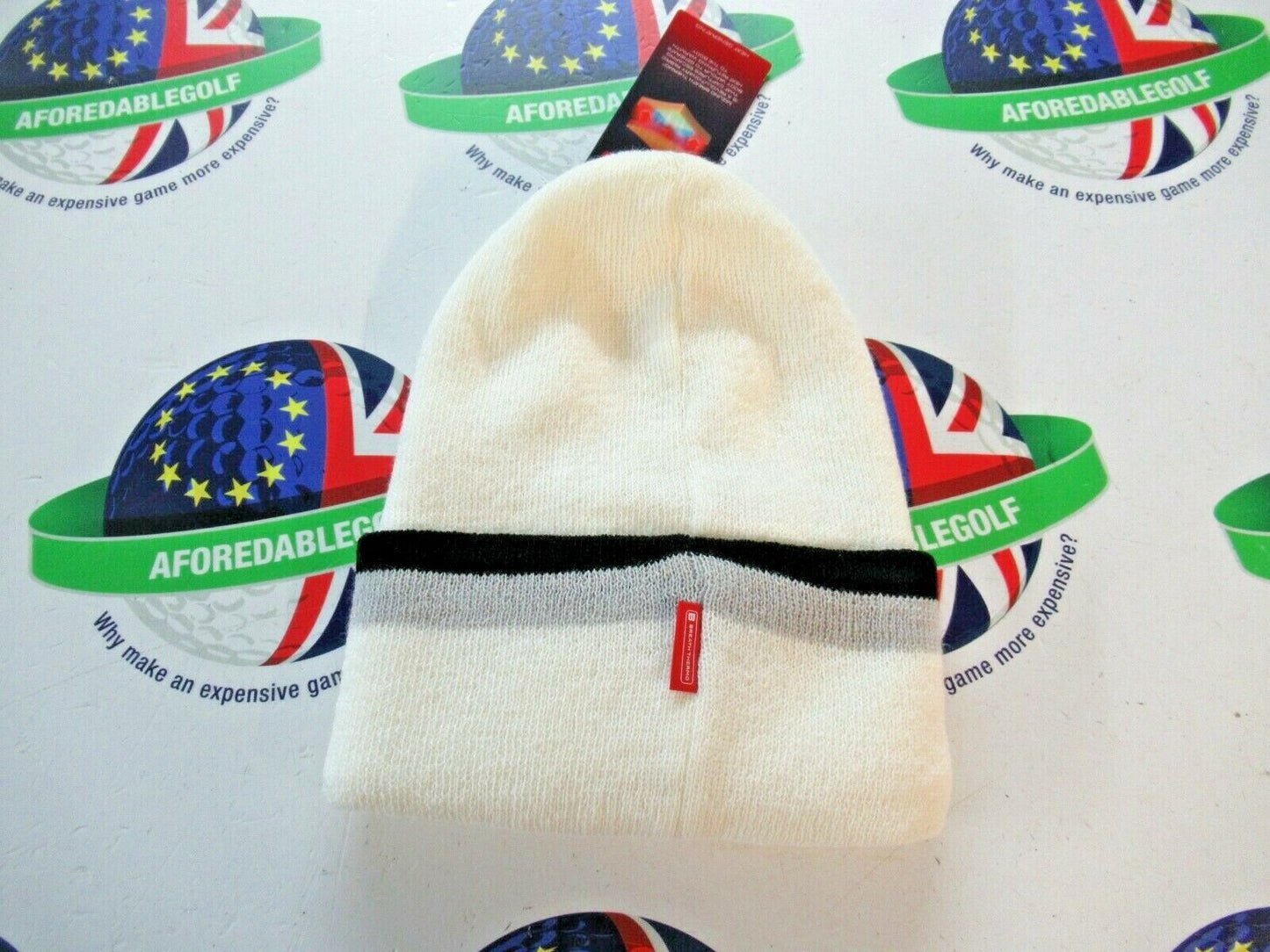 Mizuno Breath Thermo Knit White Beanie