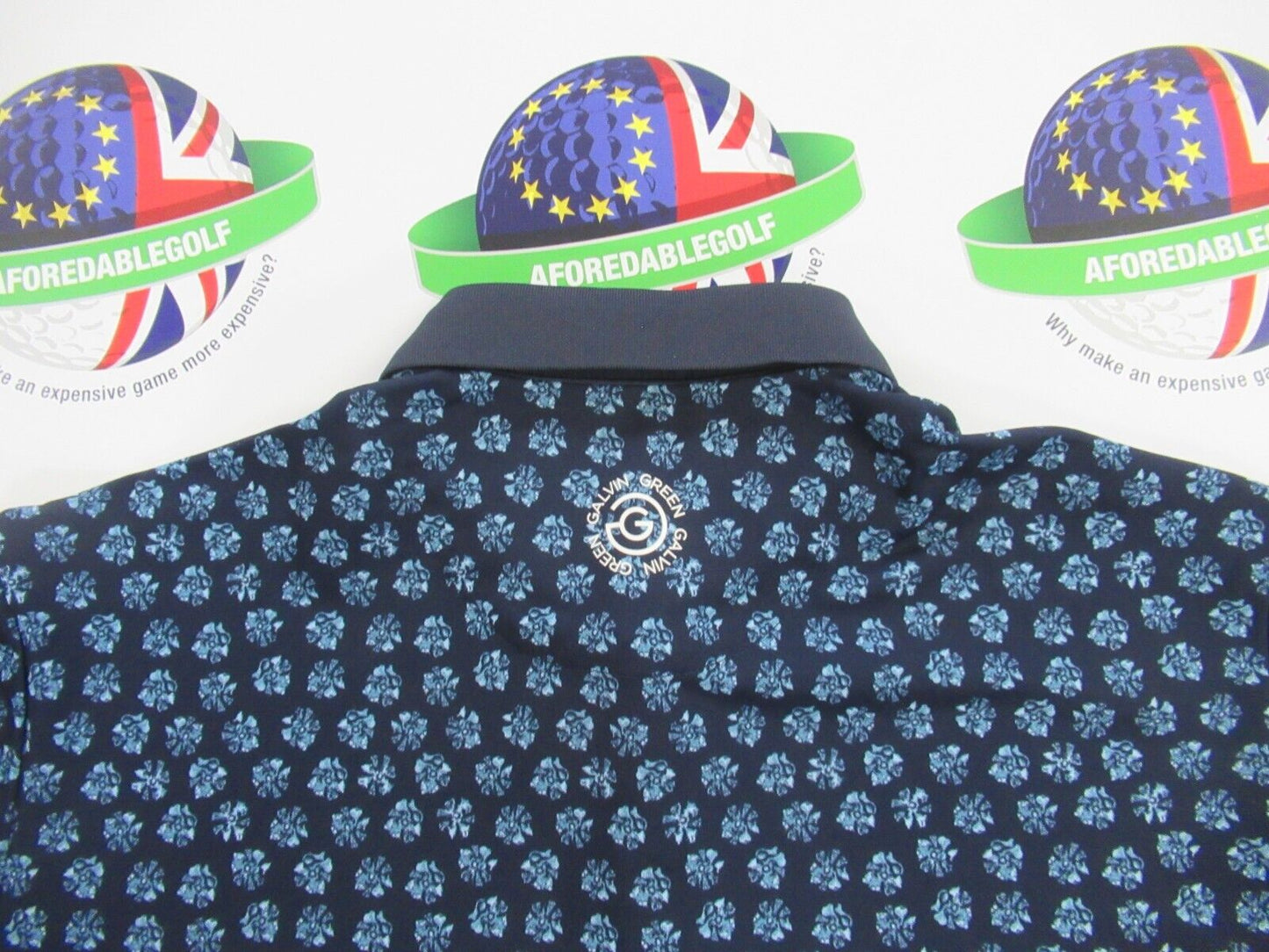 Galvin Green Murphy Ventil8 Plus Polo Shirt Navy/Blue UK Size Medium