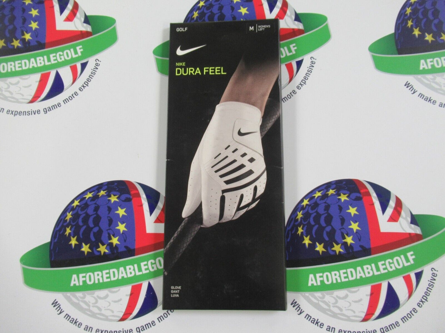 Nike Dura Feel Synthetic Leather Ladies Golf Glove Left Hand Glove Size Medium