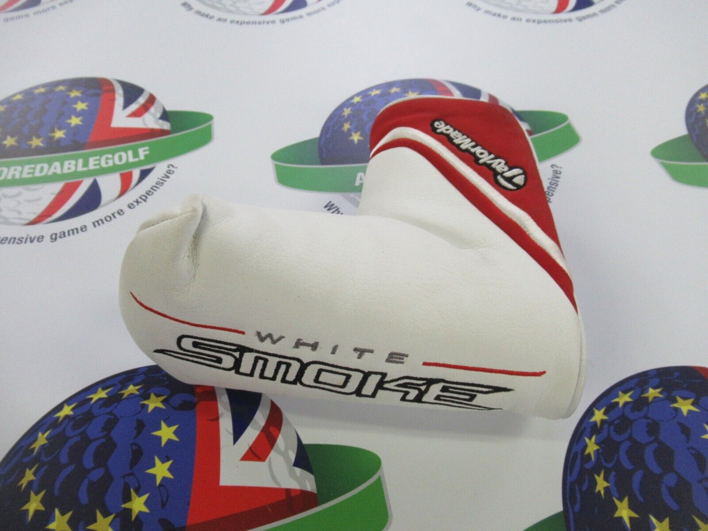 used taylormade white smoke blade putter cover
