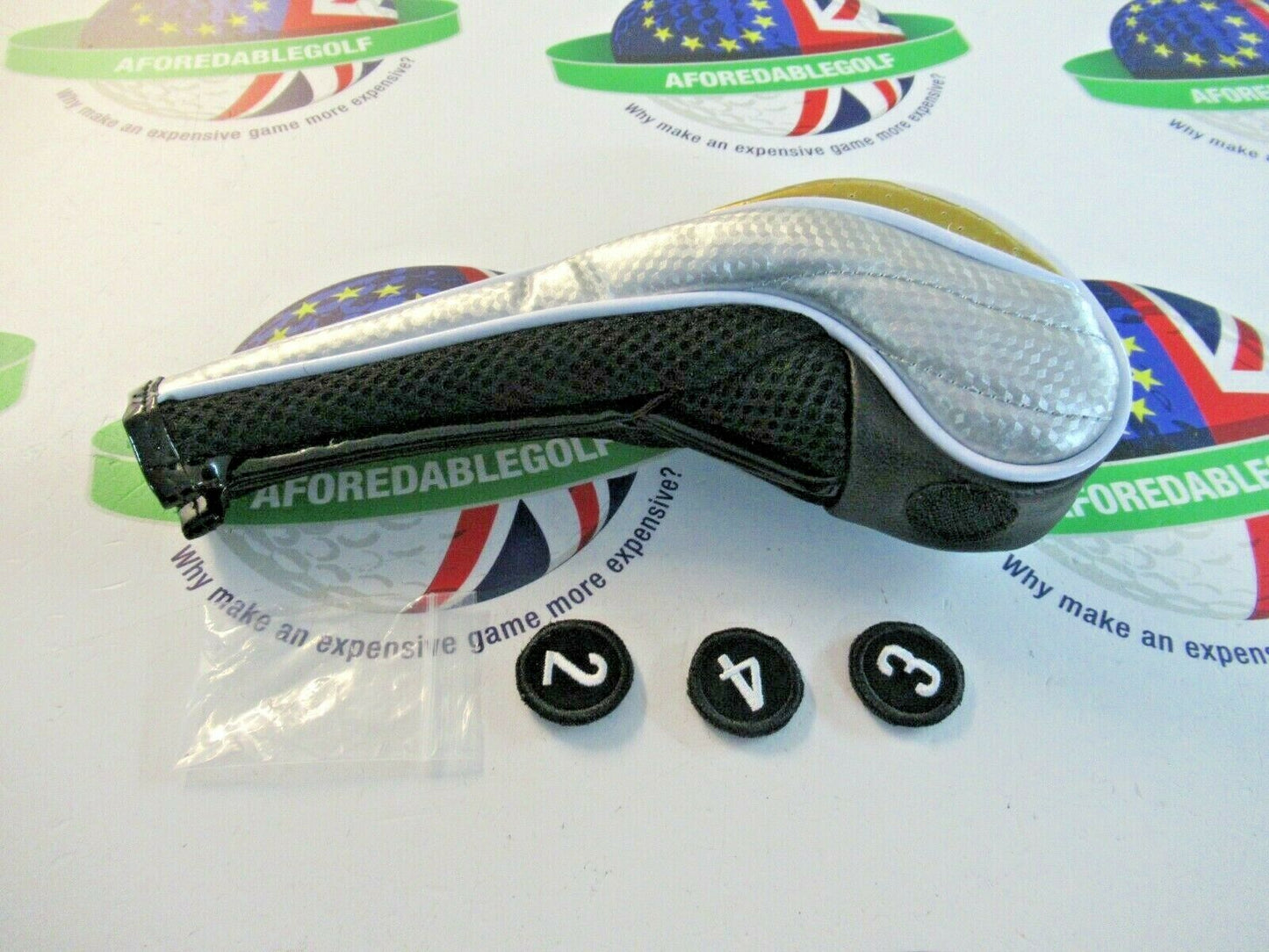 New Vega golf magnetic closure hybrid head cover with alternate number swatches