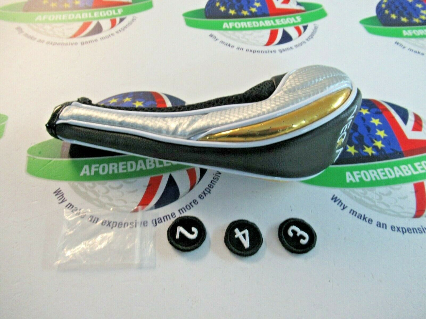 New Vega golf magnetic closure hybrid head cover with alternate number swatches