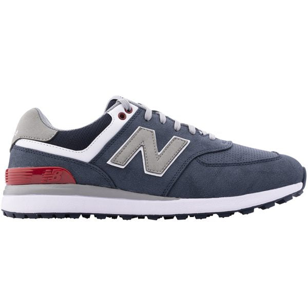 New Balance Mens 574 Greens v2 Spikeless Waterproof Golf Shoes Navy Uk Size 10.5 Medium