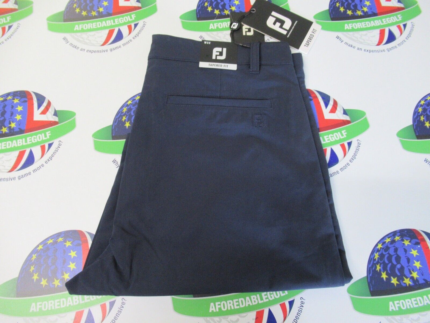 footjoy ace shorts tapered fit shorts navy waist 32"
