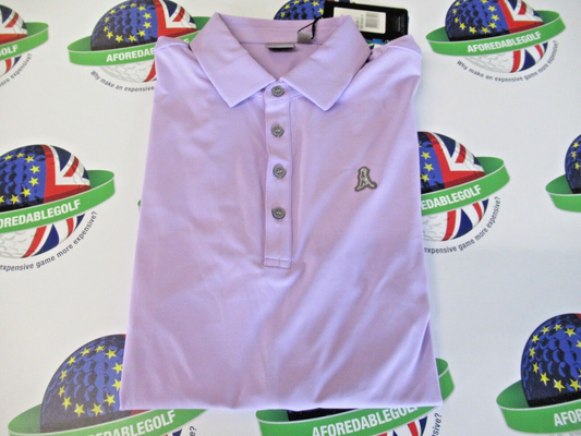 Ping Mr Ping Sensor Cool Polo Shirt Cool Lilac UK Size Small
