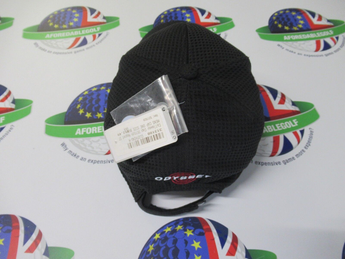 callaway golf stitch magnet adjustable black golf cap
