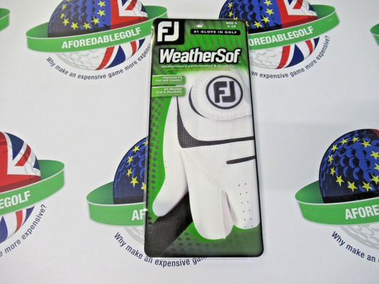 footjoy weathersof left hand glove for right hand player xl