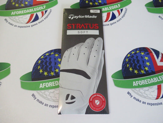taylormade stratus soft left hand golf glove for right handed golfer size large