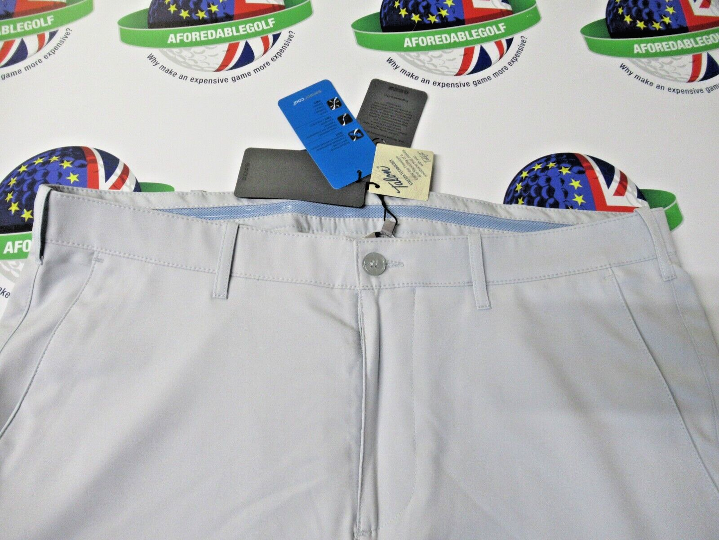 ping bradley pearl grey golf trousers waist 34" x leg 34"