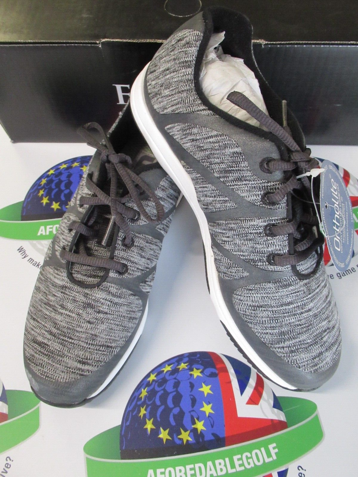footjoy leisure ladies golf shoes charcoal/grey 92904k uk size 4 w