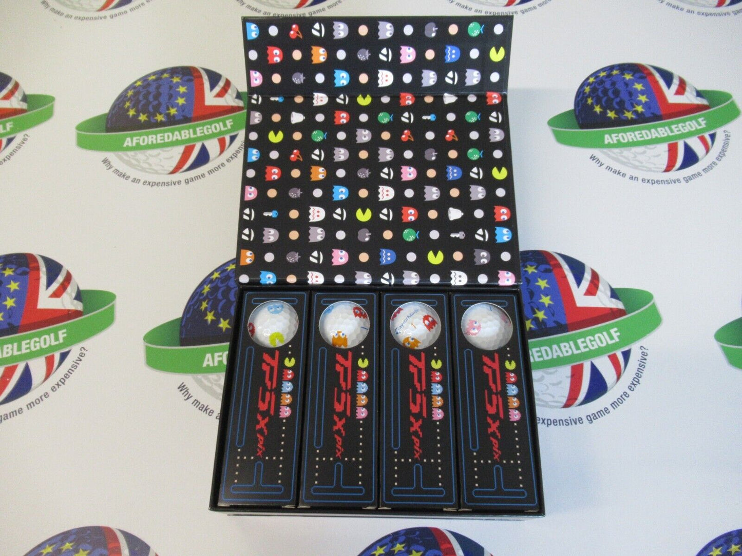 New 12 Taylormade Vault Limited Edition Tp5 X Pix Pacman Golf Balls