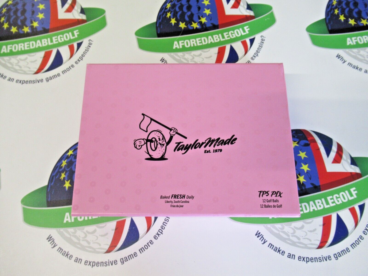 New 12 Taylormade Vault Limited Edition Tp5 Pix Donut Golf Balls