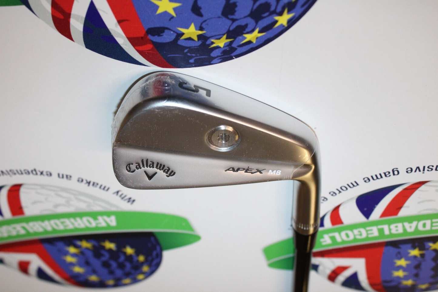 new callaway apex mb forged 5 iron mmt type 304-ss 95g graphite stiff flex