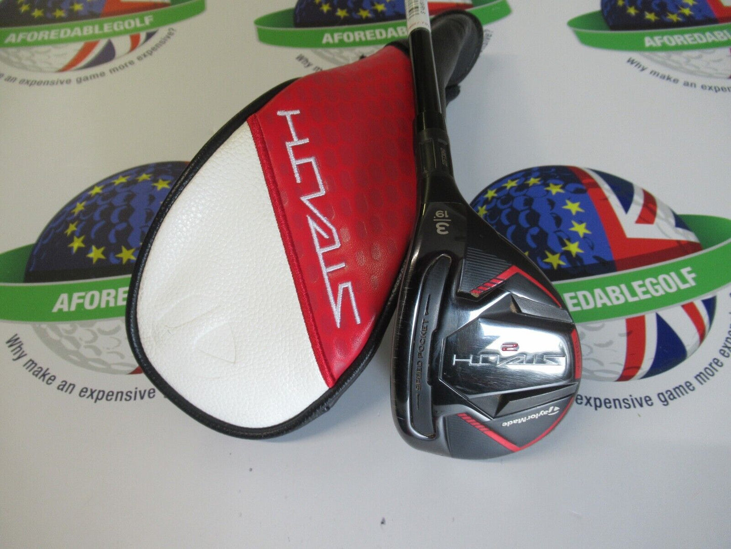 taylormade stealth 2 19 degree 3 hybrid ventus tr hb 7.s graphite stiff flex