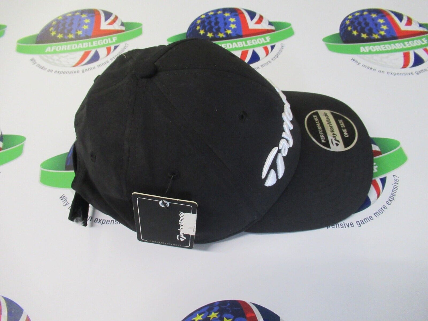 taylormade performance seeker black adjustable golf cap