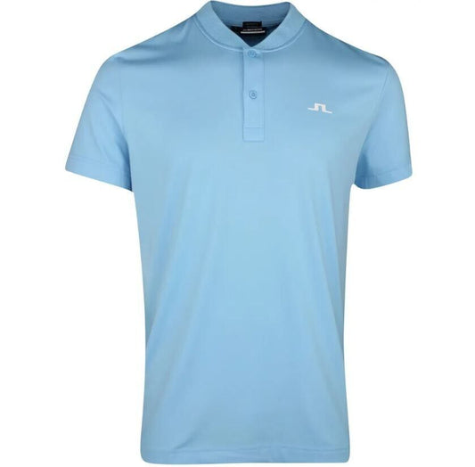 J.Lindeberg Wince Regular Fit Polo Shirt Baltic Sea UK Size Large