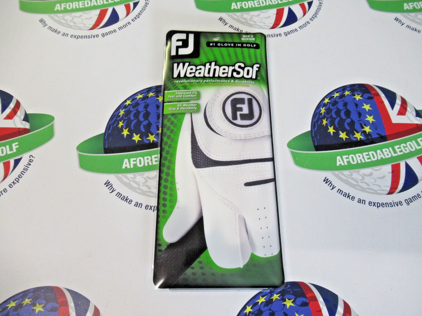 footjoy weathersof left hand glove for right hand player medium