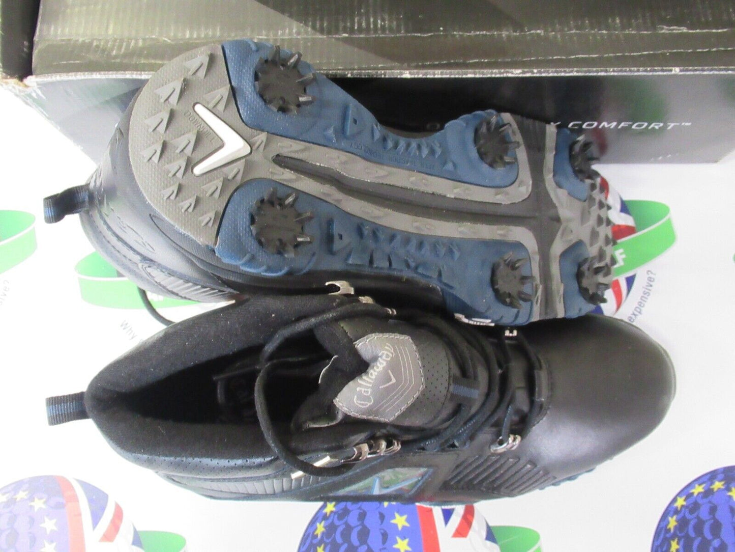 callaway chev series hurricane golf boots black uk size 7 medium fit