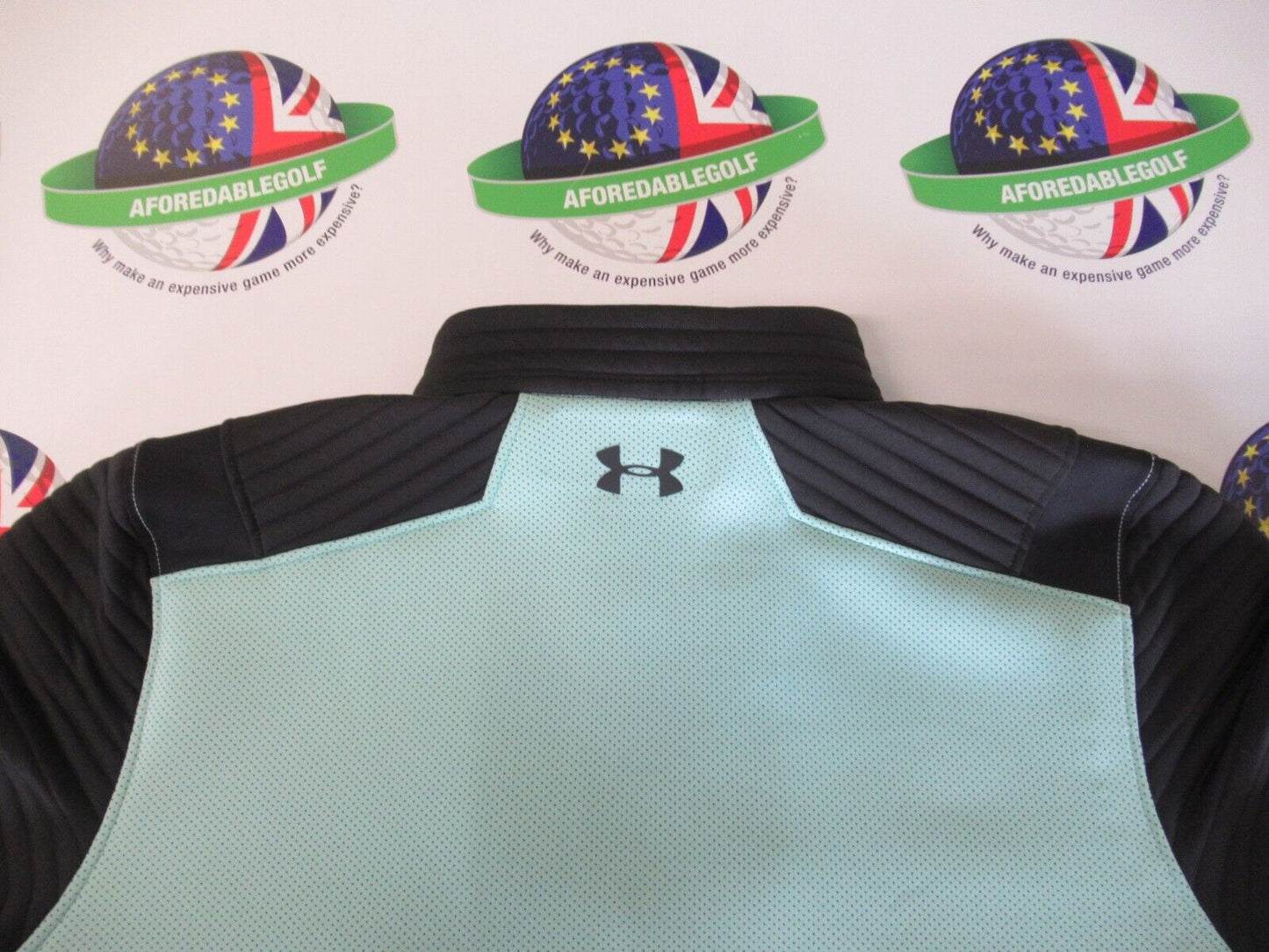 Under Armour Storm 1/2 Zip Sweaterfleece Black/Turquoise Uk Size Small
