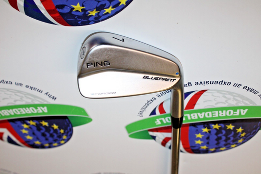 Used Ping Blue Print Forged Blue Dot 7 Iron Dynamic Gold 120 S300 Stiff Flex