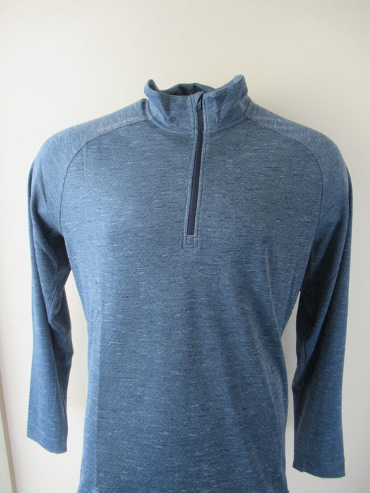 Galvin Green Dion Insula 1/2 Zip Pullover Blue Melange UK Size Small