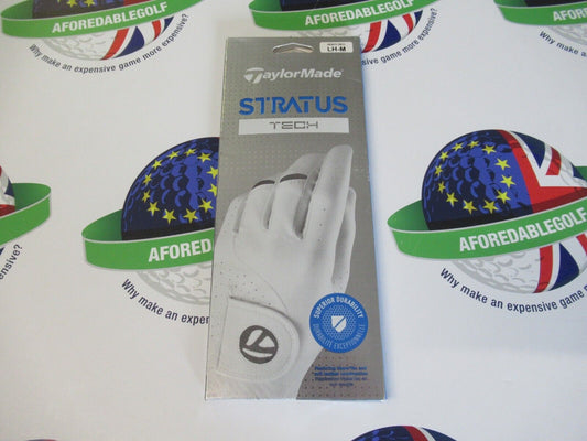 taylormade stratus tech left hand golf glove for right handed golfer size medium