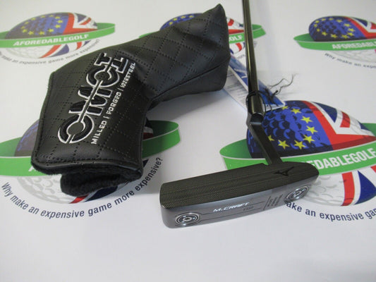 mizuno m.craft omoi 02 black 34" putter & headcover