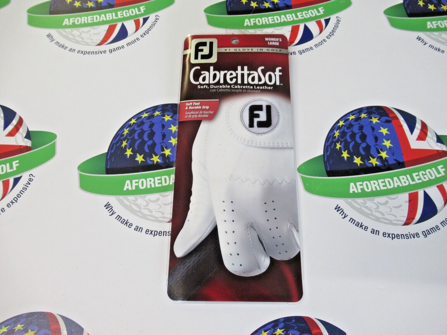 Footjoy Cabrettasof Leather Ladies Left Hand Golf Glove Size Large