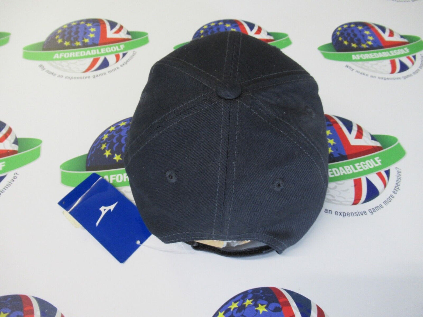 mizuno rb cotton twill adjustable navy golf cap
