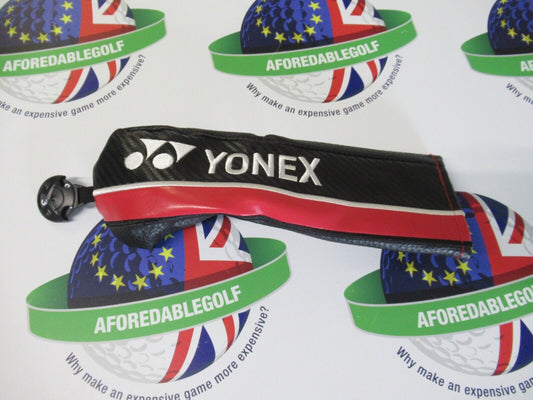 new yonex ezone black/white/red hybrid/rescue head cover