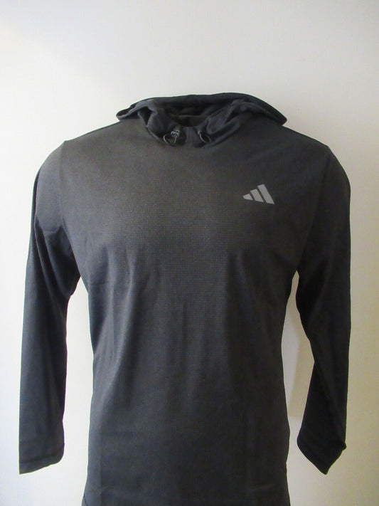 Adidas Lightweight Golf Hooded Pullover Black/Grey UK Size XXL
