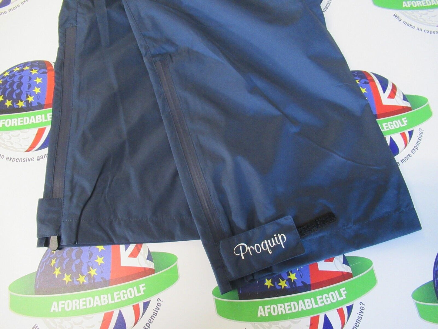 proquip ladies emily waterproof trousers navy size xl 31" leg