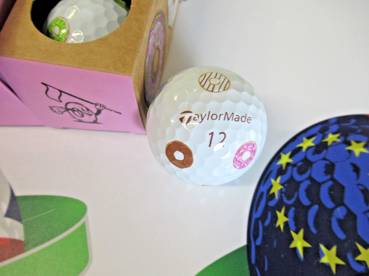 New 12 Taylormade Vault Limited Edition Tp5 Pix Donut Golf Balls