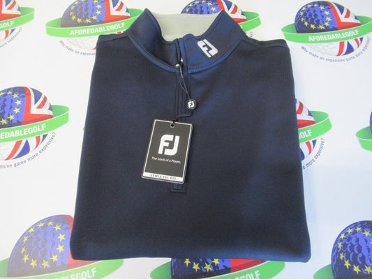 footjoy chill out 1/2 zip vest/gilet navy uk size small