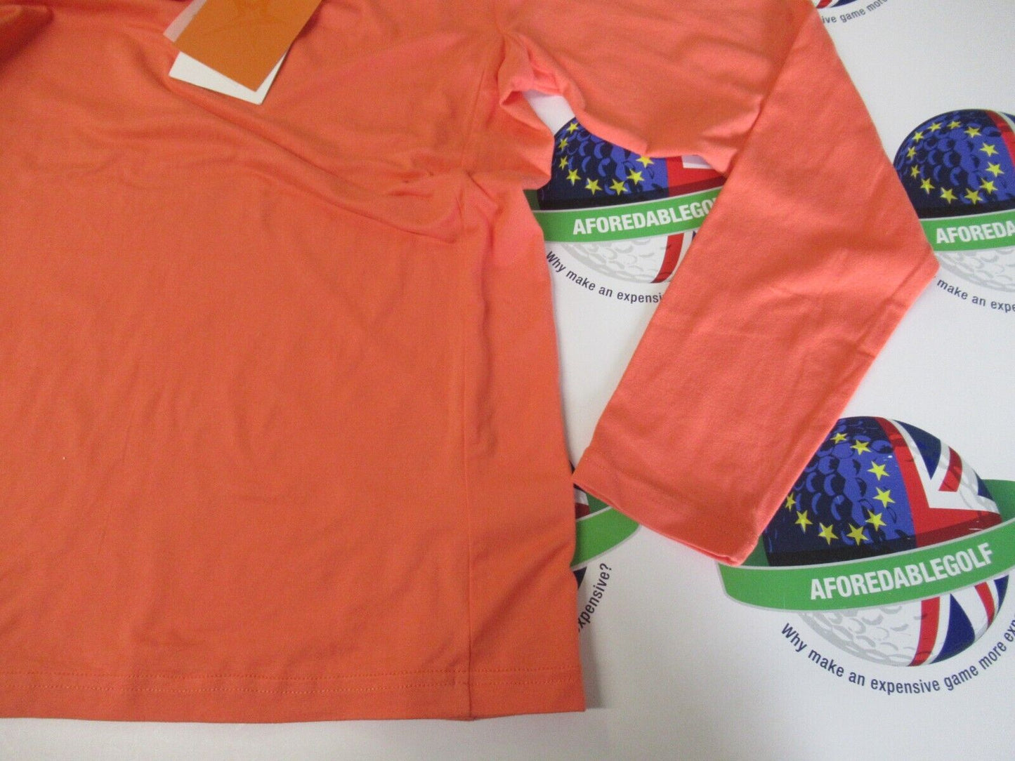 swing out sister roll neck top living coral uk size small