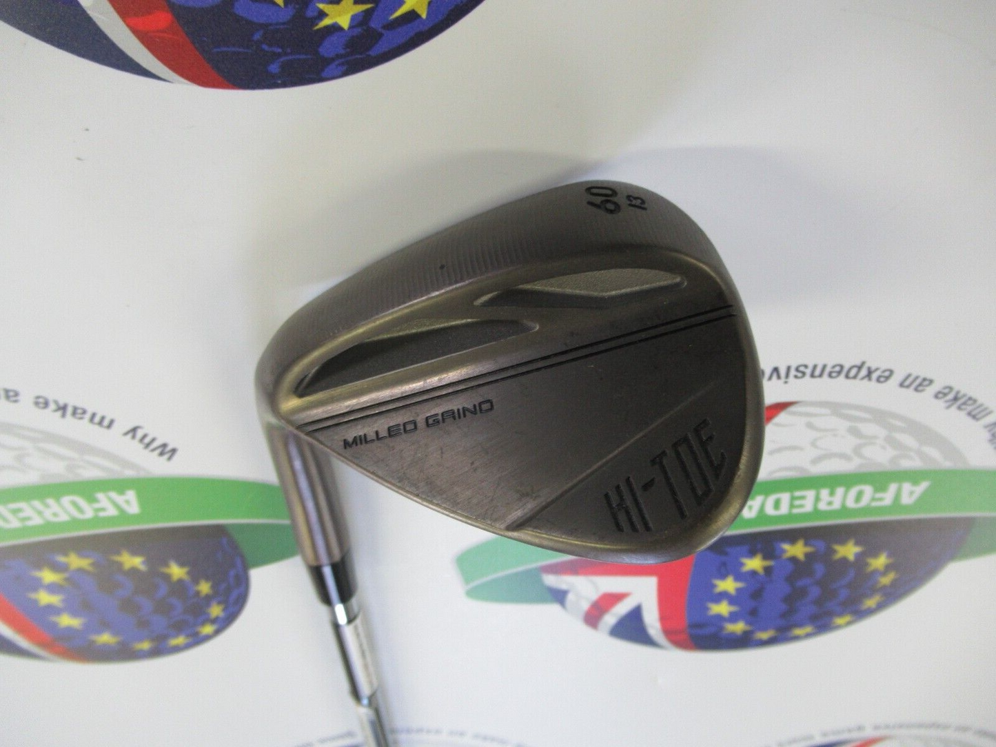 Taylormade Lh Mg Hi Toe 3 Antique Raw 60/13 Lob Wedge Kbs Hi-Rev 2.0 115 Regular