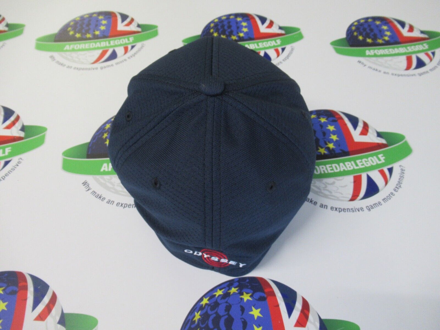callaway golf flexfit navy cap size large/xl mavrik apex chrome soft odyssey