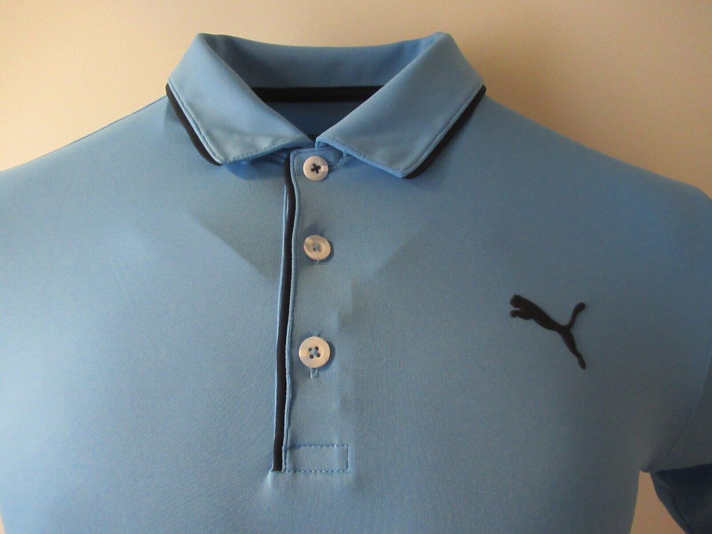 Puma Mattr Bridges Polo Shirt Regal Blue UK Size Small