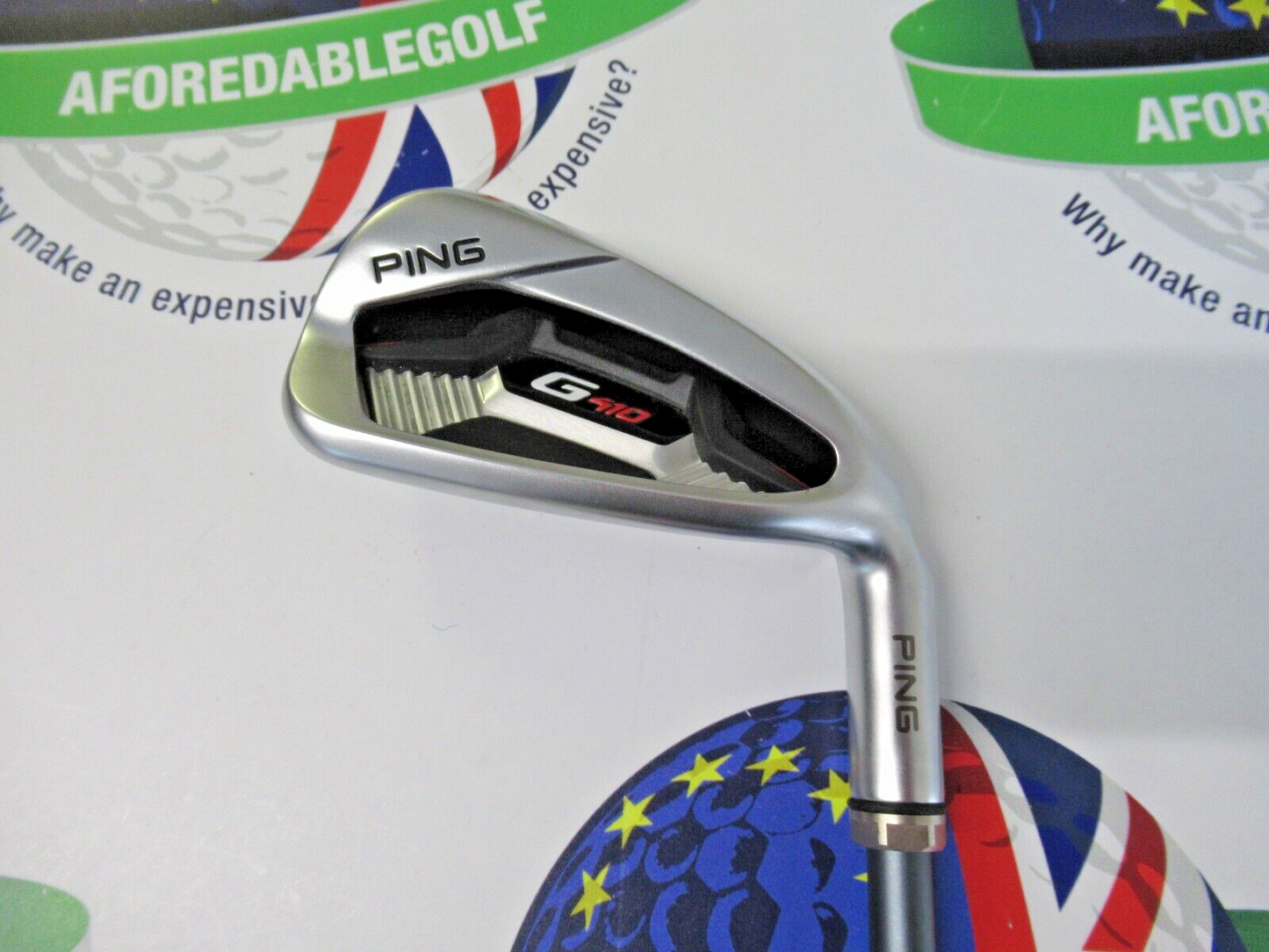 Ping G410 Blue Demo 7 Iron Alta Cb Swt Graphite Shaft Sr Flex