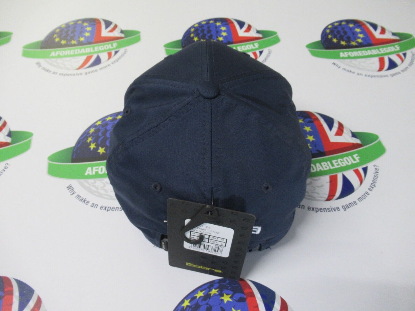 cobra tour crown 110 snapback adjustable navy blazer golf cap