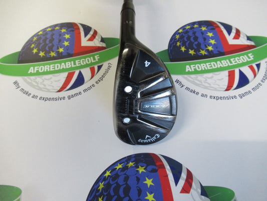 used callaway rogue 21 degree #4 hybrid aldila synergy 60g graphite regular flex