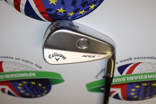 new callaway apex mb forged 7 iron mmt type 304-ss 95g graphite stiff flex