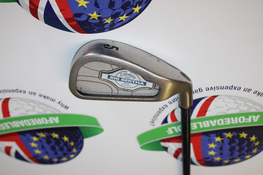 used callaway golf big bertha x-12 5 iron rch 99 series graphite regular flex