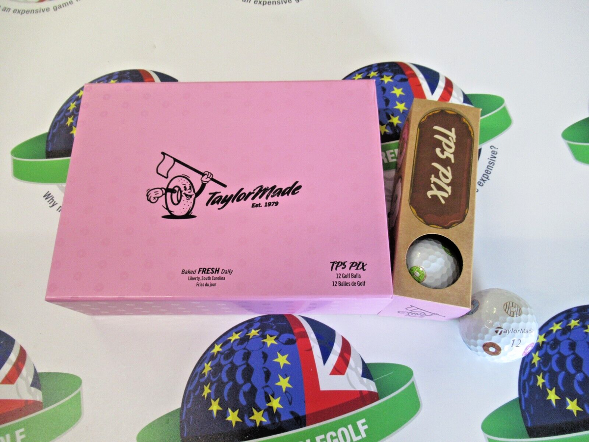 New 12 Taylormade Vault Limited Edition Tp5 Pix Donut Golf Balls