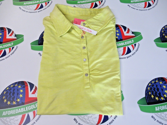 Swing Out Sister Allum Ladies Cd Pique Cap Polo Shirt Mojito UK Size XL