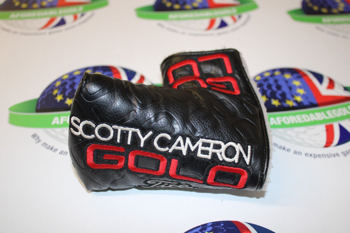 Used Scotty Cameron Putters Golo Black Blade Putter Cover