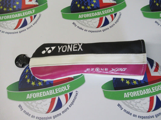 new yonex ezone xpg white/black/magenta hybrid/rescue head cover